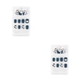 thumbnail image 2 of ziyahi False Nail Wearable Perfect Matching Simple to Wear No Irritating Odor Fake Fingernail Breathable Press Type Adjustable Paster Type 16 Type 1 F741 2Set, 2 of 6
