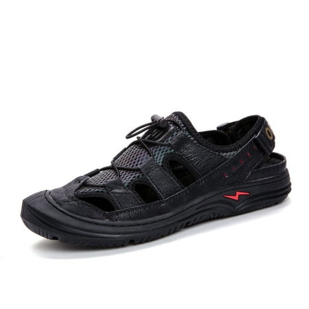 

Mens Hiking Sandals Waterproof with Arch Support Open Toe Outdoor Strap Lightweight Athletic Trail Sport Sandals