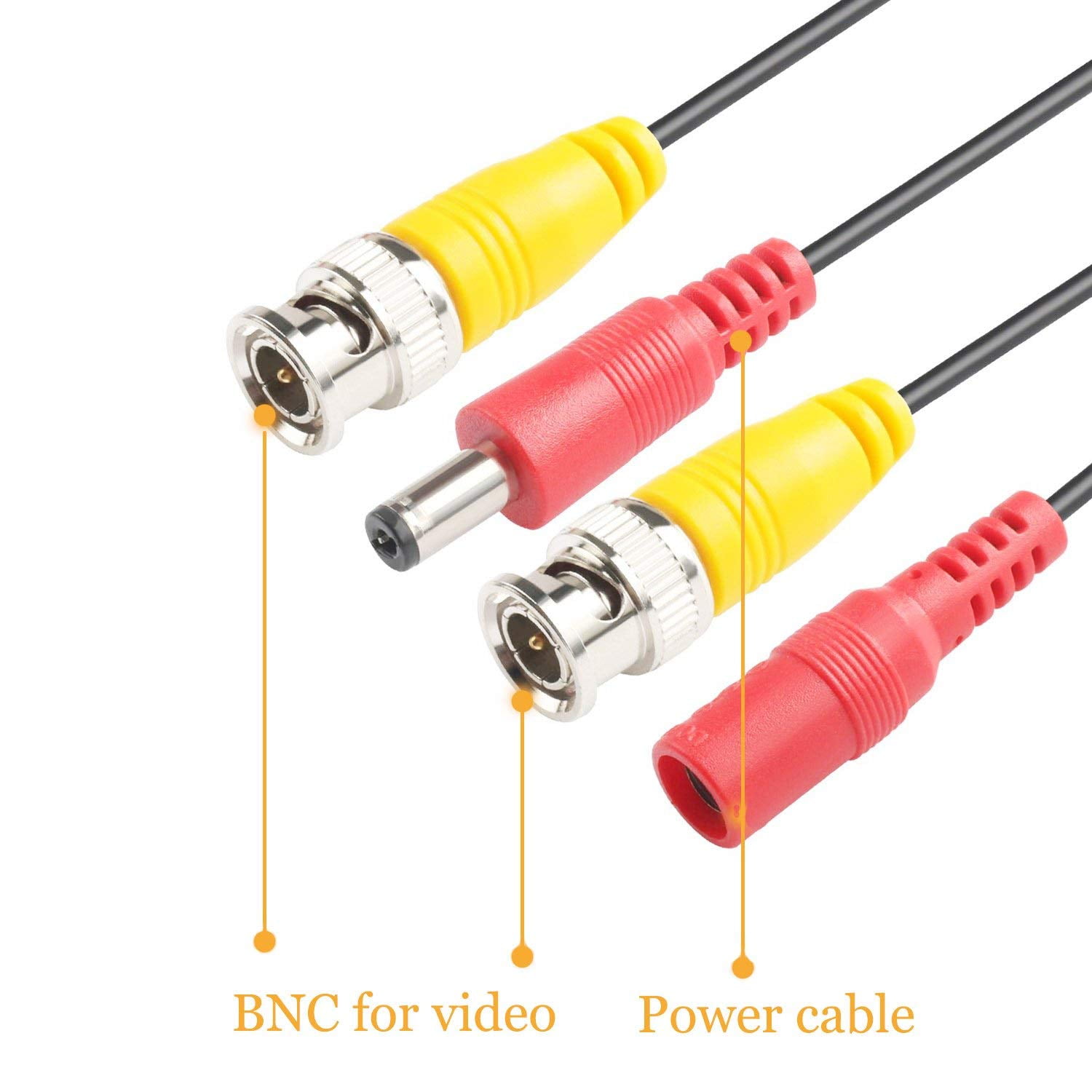 10m 33ft BNC Video Power Siamese Cable Wire Cord for CCTV Security Camera DVR 