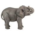 thumbnail image 2 of 26.75" Mink Regal Pose Elephant Outdoor Garden Statue, 2 of 6