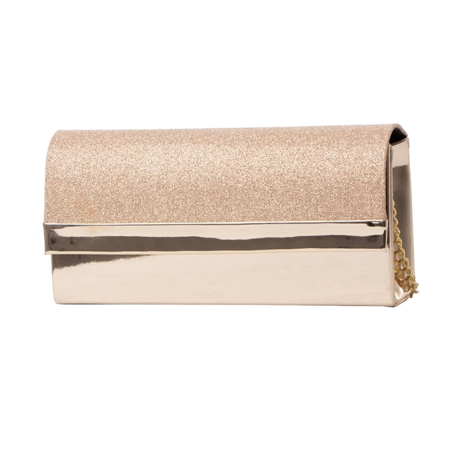 Bolsa De Mujer Fana Fiesta Color Oro Light Sensacional
