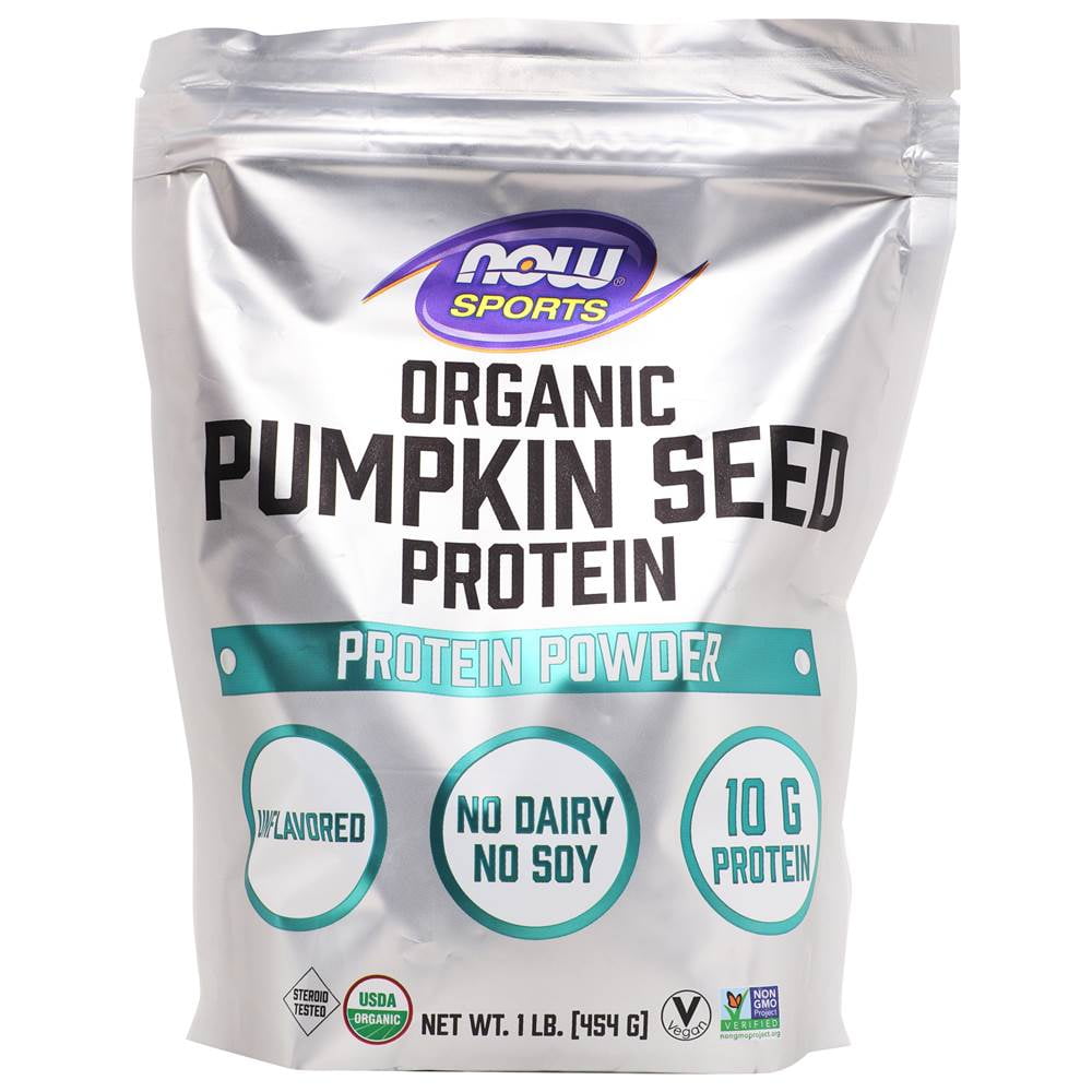 NOW Foods NOW Sports Organic Pumpkin Seed Protein Powder 1 lb