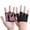 Pink, variant on Workout Gloves With Grip Silicone Dot Stretchy Spandex Fabric For Fitness Yoga