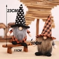 thumbnail image 3 of Gnomo de Halloween de felpa para decoración del hogar, muñecas sin rostro hechas a mano, adornos de Gnomo, lindo elfo escandinavo, gnomos Tomte, 3 of 4