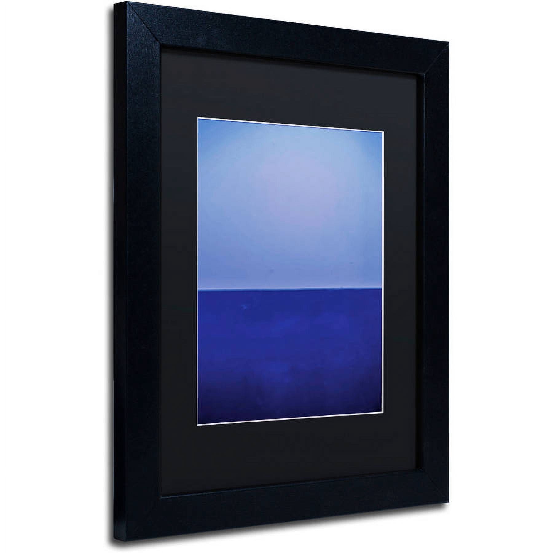 Trademark Fine Art "Silence" Canvas Art by Claire Doherty, Black Matte, Black Frame
