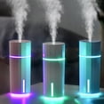 thumbnail image 1 of Xihbxyly Humidificador Usb, Minidifusor de Aroma de Escritorio, Humidificación con Efecto Llama, Modo Nocturno Silencioso, para Dormitorio y Oficina, Apagado Automático, Diseño Compacto, 6,5 X 6,5 X, 1 of 7