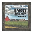 thumbnail image 3 of I'd Rather Be On My Farm, Country Gift, Farmer and Barn Picture Frame, 10x10 8647, 3 of 6