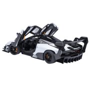 McLaren Senna GTR Silica White with Black Top 1/18 Model Car by Autoart