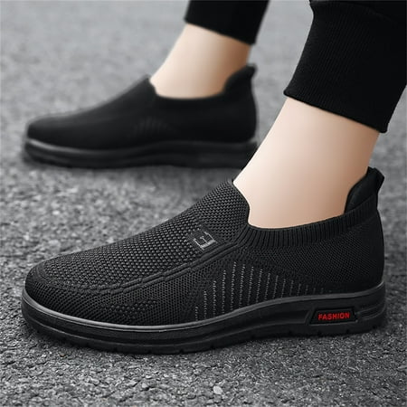 

Gubotare Running Shoes Men s Afterburn Memory-Foam Lace-up Sneaker Black 10