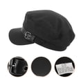 thumbnail image 4 of Mujer boina de cuero hebilla boina moda pico gorras todo coincidencia dama sombrero, 4 of 5