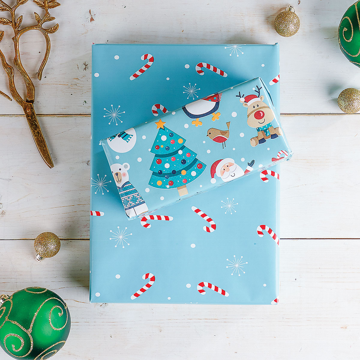 Current Christmas Critters Jumbo Rolled Gift Wrap photo 5