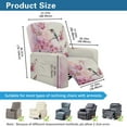thumbnail image 3 of FUIALDOLG 4-Pieces Hummingbird Cherry Blossom Print Recliner Sofa Covers Stretch Washable Reclining Couch Covers for Reclining Chair Sofa Slipcovers Fall Furniture Protector, 3 of 7