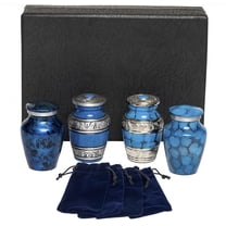 Eternal Harmony Keepsake Urns for Human Ashes | 4 Cremation Urns Carefully Handcrafted with Elegant Finishes to Honor Your Loved One