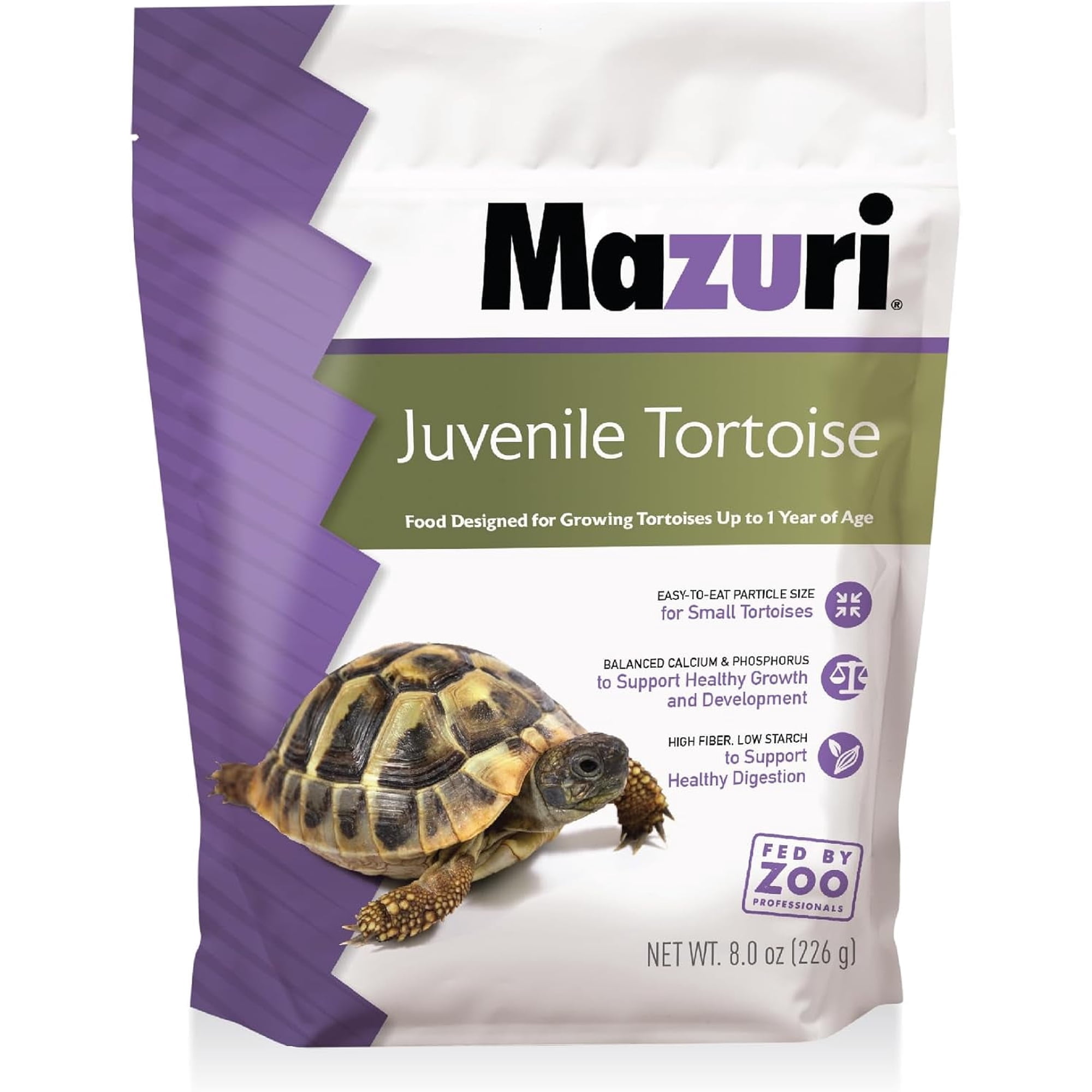 Mazuri Small Tortoise Diet LS Food 8 oz.