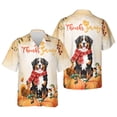 thumbnail image 3 of Happy Thanksgiving Bernese Mountain Dog with Turkey Pumpkins Autumn Vibes Hawaiian Shirt Breathable Summer Unisex Merch Berner Lover Gifts - 12018, 3 of 6