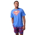 thumbnail image 2 of Conjunto de descanso Superman para hombre Bioworld, 2 piezas, talla XXL, 2 of 6