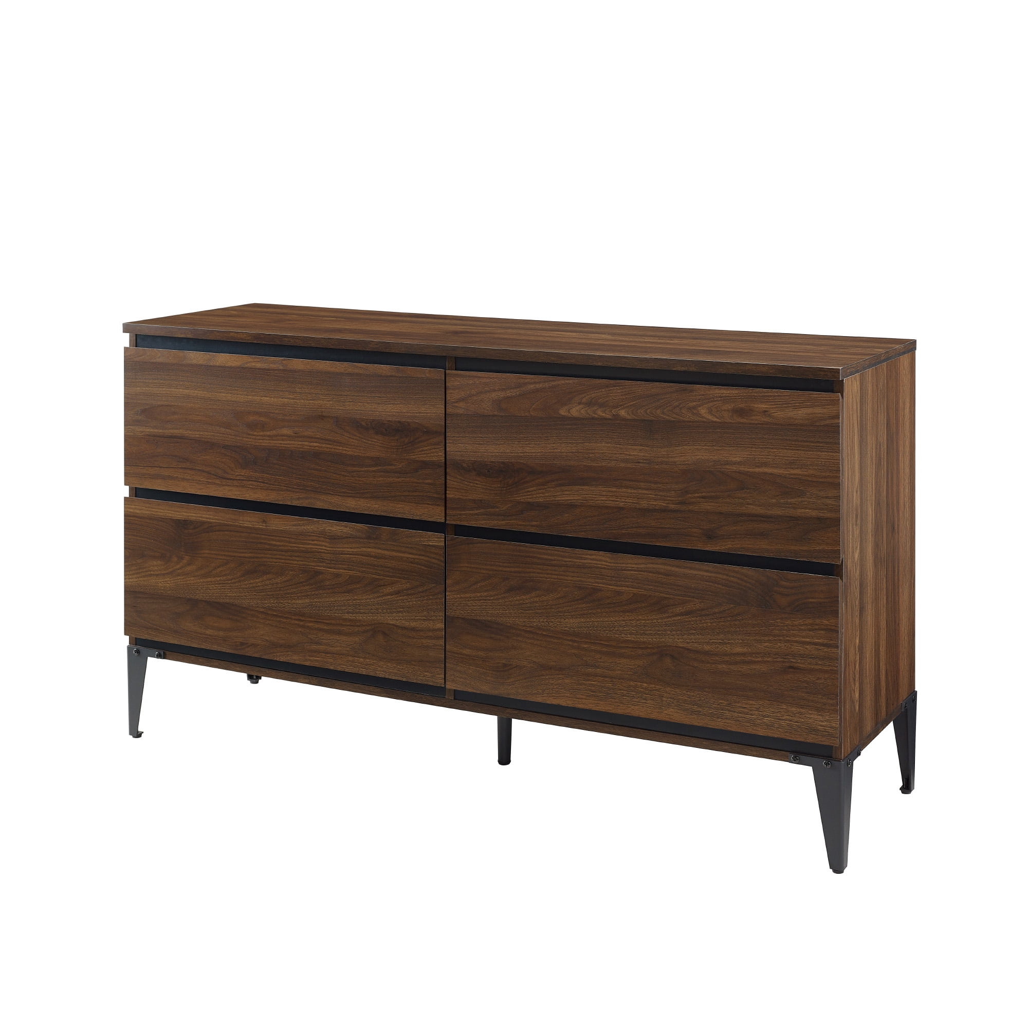Milton Four-Drawer Dark Walnut Dresser by River Street Designs
