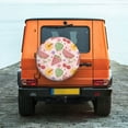 thumbnail image 3 of ZNDUO Pink Watermelon Floral Pattern Spare Tire Cover, Universal Spare Tire Wheel Covers 15 inch, 3 of 8