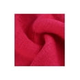 thumbnail image 5 of Bufande invierno pamujer Cáliforde rectángulo largo de punto con estilo Borlas de punto rojo 189x29cm/75x12, 5 of 5