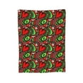thumbnail image 7 of DouZhe Ultra-Soft Micro Fleece Lightweight Flannel Bed Blanket, Sketch Hearts Shapes Doodle Print Cozy Warm Throw Blankets, 60"x50", 7 of 7