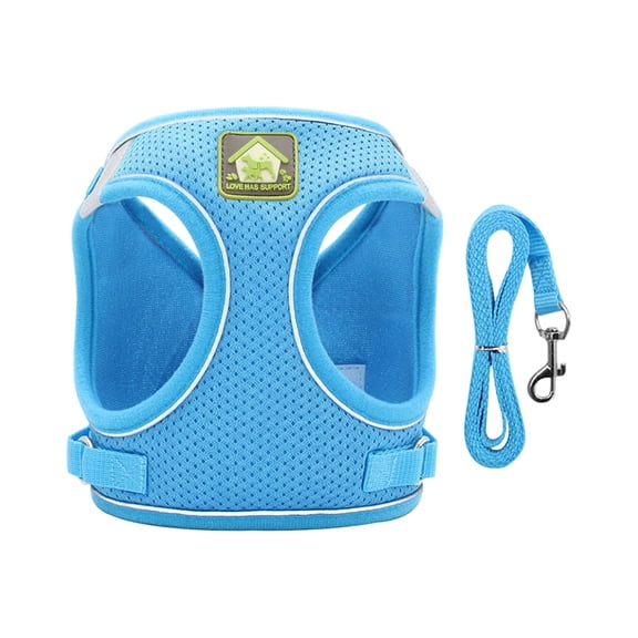 Reflective No-Pull Dog Harness – Adjustable Padded Pet Vest with Front D-Ring & Back Clip, Reflective Strips for Night Walk Safety, Escape-Proof Buckle for Small Med Large Dogs