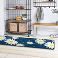 thumbnail image 7 of Kitchen Rugs and Mats Non-Skid Washable Runner Rugs White Little Daisy Polka Dots Long 72x24 inch for Floor Cushioned Hallway Entryway Indoor 2x6, 7 of 7