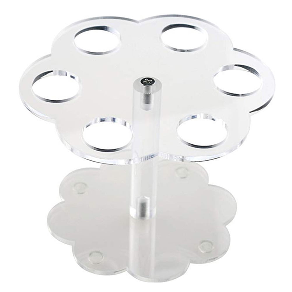 Engraved Acrylic Ice Cream Cone Holder - 6 Cone Display Stand Tray For Weddings, Parties, Or Dessert Shops