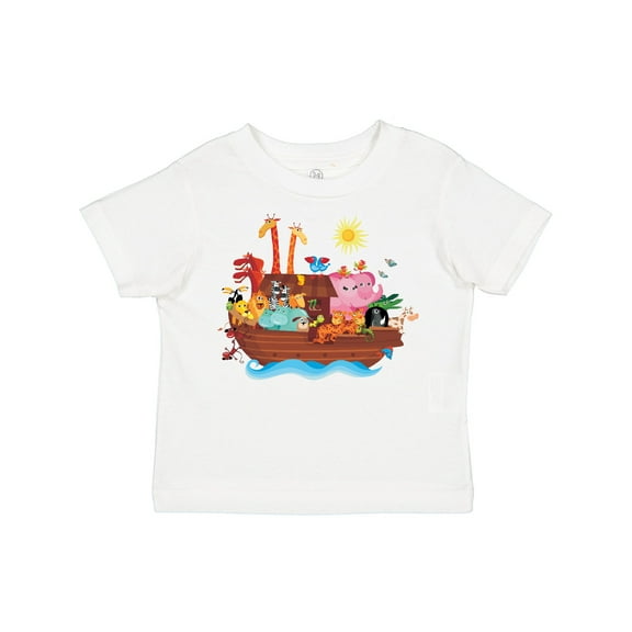 Inktastic Animal Ark Bible Story Christian Boys or Girls Toddler T-Shirt
