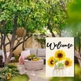 thumbnail image 3 of Sm:)e Summer Sunflower Garden Flag 12 x 18 Inch Double Sided, Welcome Seasonal Farmhouse Yard Outdoor Banner, 3 of 6