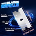 thumbnail image 4 of Single Edge Razor Blades, 200 Pcs Blades, Razor Blades Refiils for Razor Scraper, 4 of 6