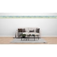 thumbnail image 5 of Dundee Deco Prepasted Wallpaper Border - Nature White, Green, Blue Swans, Lake, 15 ft x 7 in, 5 of 6