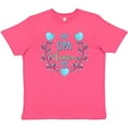 thumbnail image 3 of Inktastic My Opa Loves Me with Flowers and Hearts Youth T-Shirt, 3 of 5