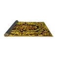 thumbnail image 2 of Ahgly Company Indoor Square Abstract Yellow Modern Area Rugs, 6' Square, 2 of 4