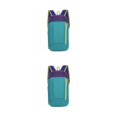 thumbnail image 1 of Guardurnaity al aire libre para hombres y mujeres, bolsa deportiva Oxford plegable, cinturón con cremallera de gran capacidad, para acampar, playa, Verde Púrpura 2Conjunto, 1 of 6
