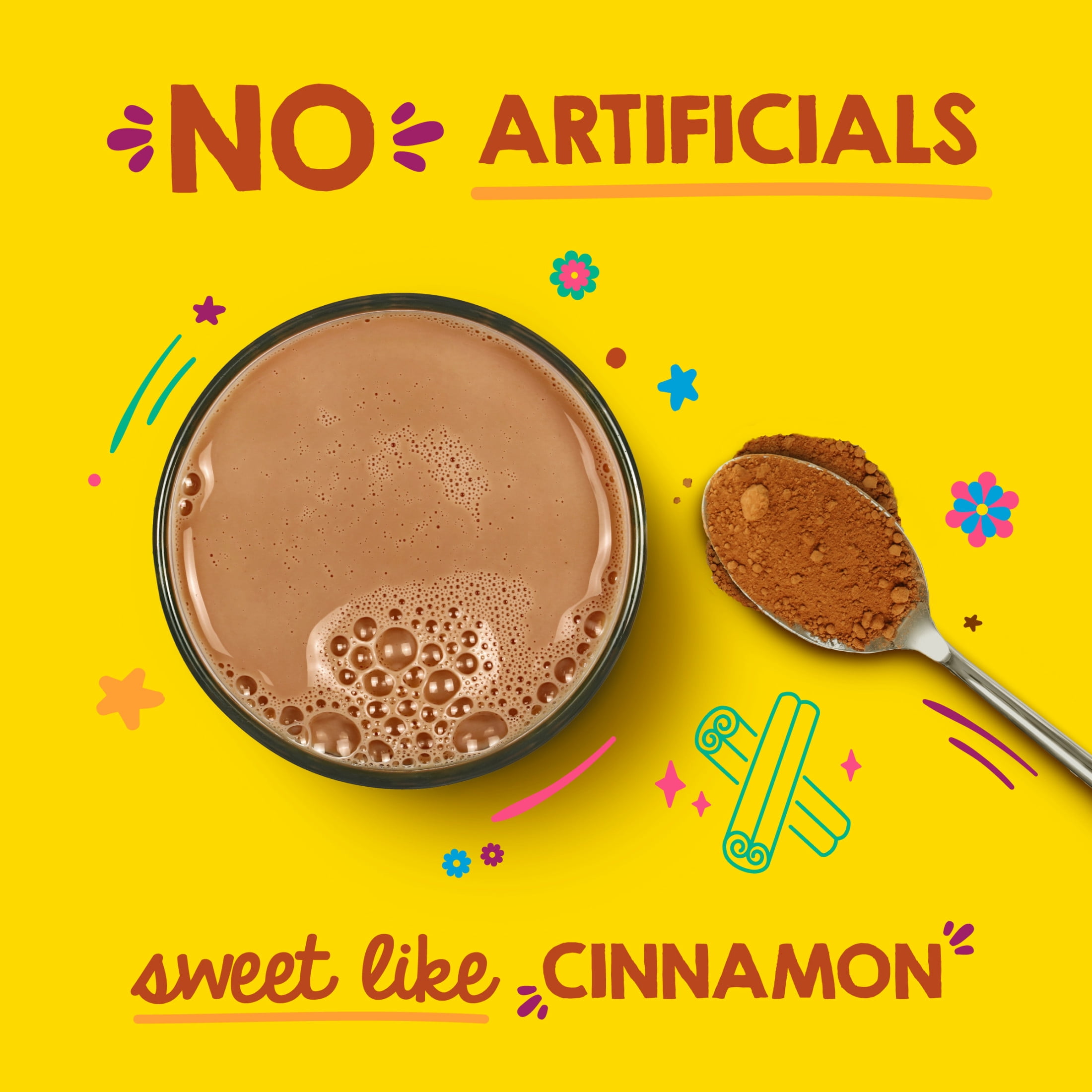 (6 pack) Nesquik Cinnamon Churro Flavor Powder Drink Mix, 21 Total Servings,  10 oz
