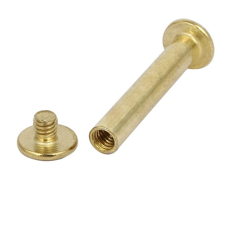 binding barrel brass screws phillips 12pcs nuts plated cap chicago zoom walmart