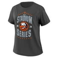 thumbnail image 2 of Women's WEAR by Erin Andrews  Charcoal New York Islanders 2024 NHL Stadium Series Boyfriend T-Shirt, 2 of 3