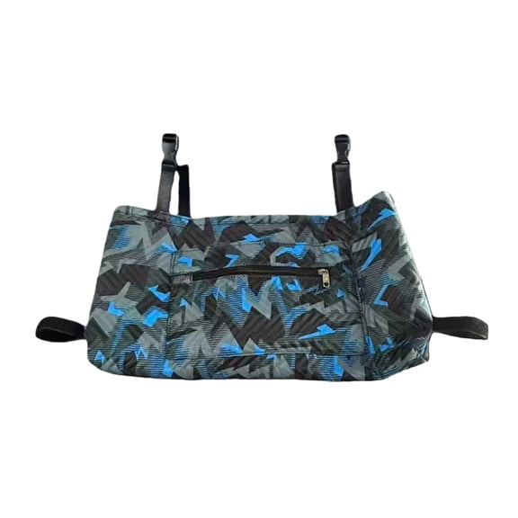 Dualoai Folding Walker Basket Waterproof Storage Pouch for Wheelchair Walking Travel