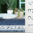 thumbnail image 6 of SAFAVIEH Beach House Hyacinth Geometric Indoor/Outdoor Area Rug, Blue/Ivory, 5'3" x 7'6", 6 of 16