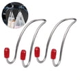 thumbnail image 1 of Ganchos ostentosos para asiento de coche, colgadores universales para reposacabezas del asiento trasero del coche, organizadores con diamantes de imitación, 2 uds., 1 of 7