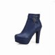 thumbnail image 1 of Botas cortas de moda para mujer, botines de mujer sexis con plataforma, tacones altos, botas negras, rojas, amarillas y blancas, zapatos de mujer de talla grande 48, 1 of 5