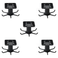 thumbnail image 1 of Naiovety Gancho giratorio autoadhesivo con 6 ganchos, lazos, colgador de bolsas, estante colgante para ropa, bolso, llaves, toalla, vajilla, Type1 NO1, 1 of 6