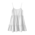 thumbnail image 7 of Karight Fashion Women's Casual Comfortable Sleeveless Round-Neck Solid Dress, 7 of 7