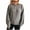 Gray-Sweaters, variant on AGWOLF Fall Sweaters for Women Lightweight Half Button Henley Jumper Tops Solid Long Sleeve Knit Pullover