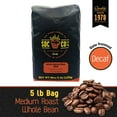 San Diego Coffee DECAF Central American Blend, Medium Roast, Whole Bean