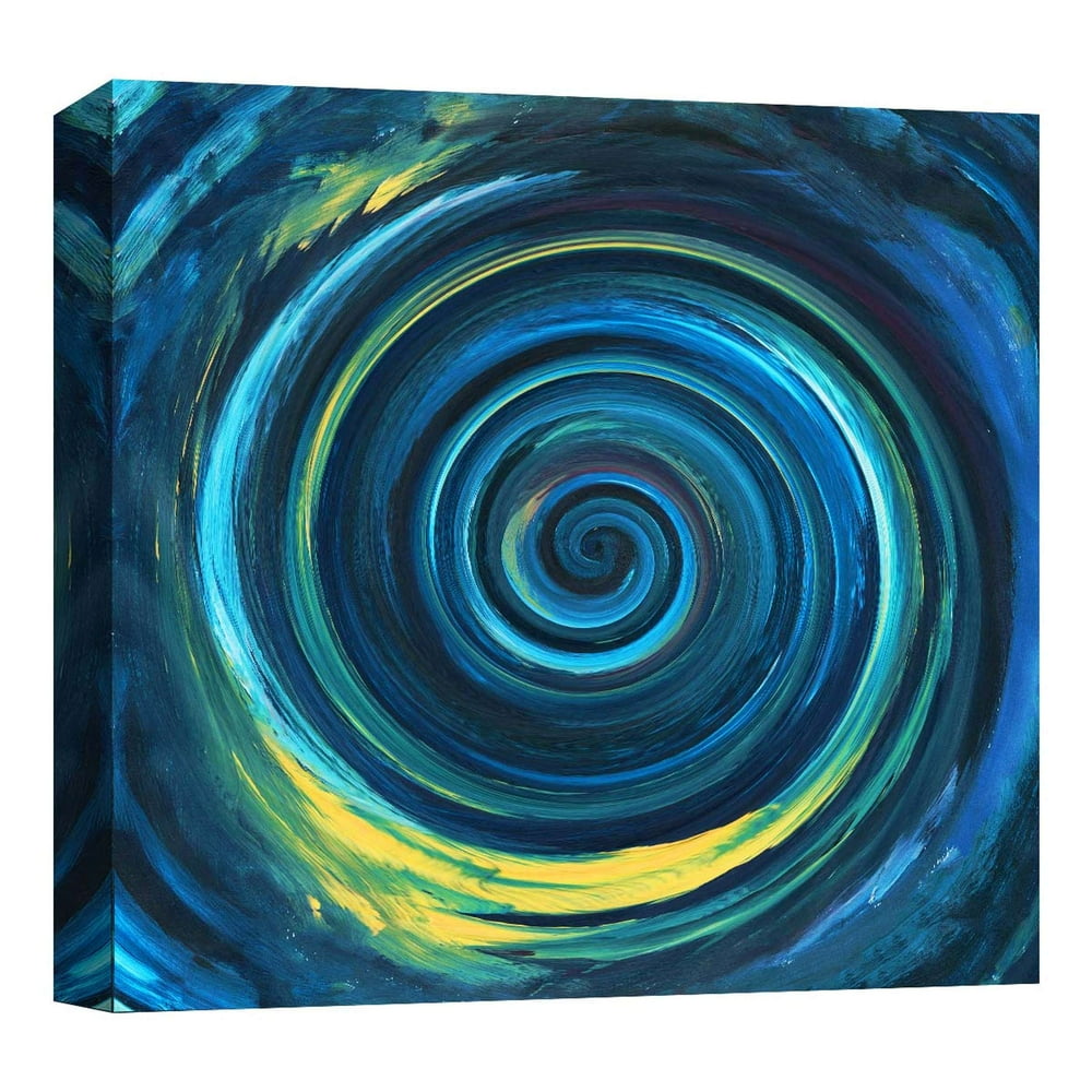 PTM Images,Whirlwind Turquoise, 20x20, Decorative Canvas