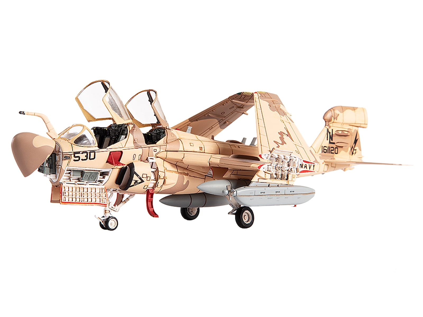 JC 1/72 EA-6B プラウラー VAQ-133 ウィザーズのダイキャスト Grumman EA-6B Prowler Attack Aircraft 