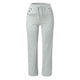 thumbnail image 2 of Pantalones de mujer de cintura alta y pierna ancha: pantalones elásticos informales con cordón y bolsillos, poliéster, pierna recta cómoda, tallas S-XXXL, 2 of 4