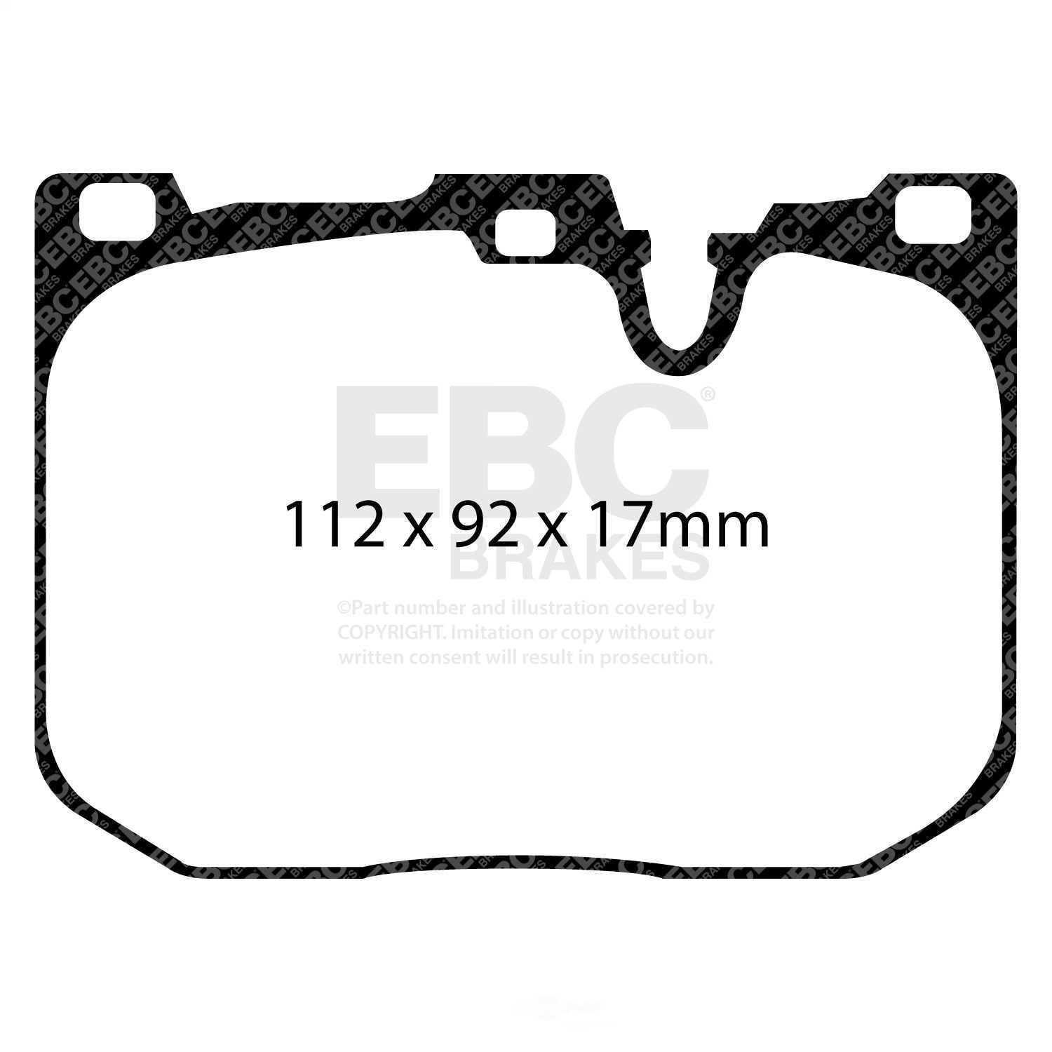 BRAKE PADS Fits select: 2012-2018 BMW 328, 2019 BMW 330I