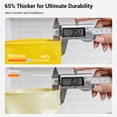 thumbnail image 3 of ThxToms 3 Pairs Latex Dishwashing Gloves, Extra Thick 20Mil Yellow Reusable Kitchen Cleaning Gloves (Extra Large), 3 of 9